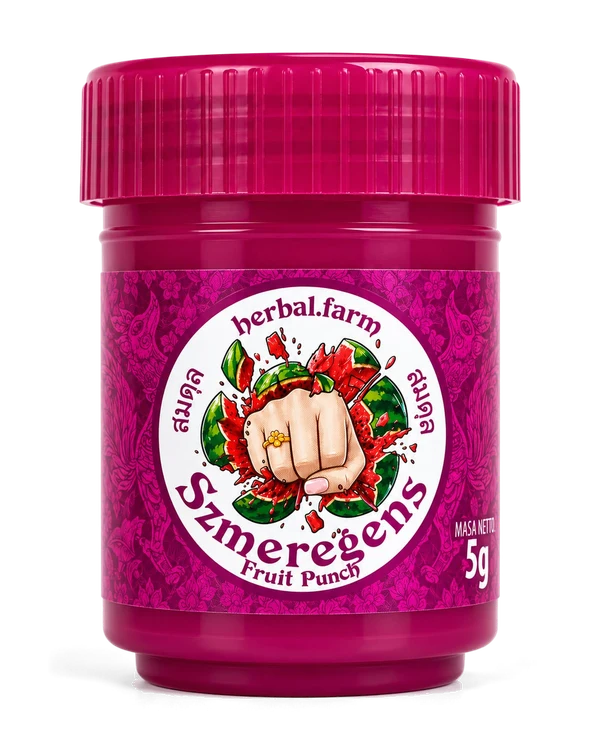 Inhalator Szmeregens Fruit Punch, różowy słoiczek 5 g